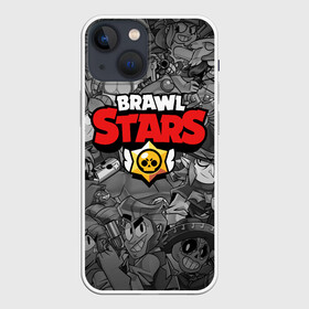 Чехол для iPhone 13 mini с принтом BRAWL STARS в Курске,  |  | brawl stars | brawl stars все персонажи | bull | colt | crow | leon | leon shark | shark | stars | акула | берли | ворон | динамайк | кольт | леон | леон акула | нита | спайк | шелли | эль примо