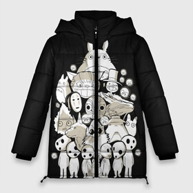 Женская зимняя куртка 3D с принтом Totoro в Курске, верх — 100% полиэстер; подкладка — 100% полиэстер; утеплитель — 100% полиэстер | длина ниже бедра, силуэт Оверсайз. Есть воротник-стойка, отстегивающийся капюшон и ветрозащитная планка. 

Боковые карманы с листочкой на кнопках и внутренний карман на молнии | anime | hayao miyazaki | japanese | meme | miyazaki | piano | studio ghibli | tokyo | totoro | гибли | котобус | мой | сосед | сусуватари | тонари | тоторо | хаяо миядзаки