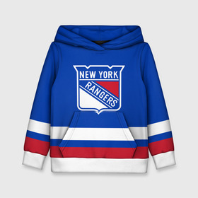 Детская толстовка 3D с принтом Нью-Йорк Рейнджерс НХЛ в Курске, 100% полиэстер | двухслойный капюшон со шнурком для регулировки, мягкие манжеты на рукавах и по низу толстовки, спереди карман-кенгуру с мягким внутренним слоем | Тематика изображения на принте: hockey | new york | new york rangers | nhl | rangers | usa | нхл | нью йорк | нью йорк рейнджерс | рейнджерс | спорт | сша | хоккей | шайба