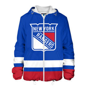 Мужская куртка 3D с принтом Нью-Йорк Рейнджерс НХЛ в Курске, ткань верха — 100% полиэстер, подклад — флис | прямой крой, подол и капюшон оформлены резинкой с фиксаторами, два кармана без застежек по бокам, один большой потайной карман на груди. Карман на груди застегивается на липучку | Тематика изображения на принте: hockey | new york | new york rangers | nhl | rangers | usa | нхл | нью йорк | нью йорк рейнджерс | рейнджерс | спорт | сша | хоккей | шайба