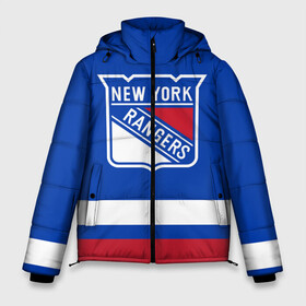 Мужская зимняя куртка 3D с принтом Нью-Йорк Рейнджерс НХЛ в Курске, верх — 100% полиэстер; подкладка — 100% полиэстер; утеплитель — 100% полиэстер | длина ниже бедра, свободный силуэт Оверсайз. Есть воротник-стойка, отстегивающийся капюшон и ветрозащитная планка. 

Боковые карманы с листочкой на кнопках и внутренний карман на молнии. | hockey | new york | new york rangers | nhl | rangers | usa | нхл | нью йорк | нью йорк рейнджерс | рейнджерс | спорт | сша | хоккей | шайба