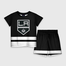 Детский костюм с шортами 3D с принтом Лос Анджелес Кингз НХЛ в Курске,  |  | hockey | kings | los angeles | los angeles kings | nhl | usa | кингз | лос анджелес | лос анджелес кингз | нхл | спорт | сша | хоккей | шайба