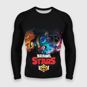 Мужской рашгард 3D с принтом Brawl Stars в Курске,  |  | bo | brawl | brock | bull | colt | dynamike | elprimo | jessie | leon | moba | nita | shelly | stars | бо | брок | булл | джесси | динамайк | кольт | леон | нита | шелли | эльпримо