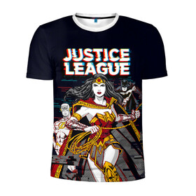 Мужская футболка 3D спортивная с принтом Justice League в Курске, 100% полиэстер с улучшенными характеристиками | приталенный силуэт, круглая горловина, широкие плечи, сужается к линии бедра | batman | bruce wayne | dc comics | justice league | shtatjl | superhero | the flash | wonder woman | бэтмен | лига справедливости | флэш | чудо женщина