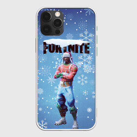 Чехол для iPhone 12 Pro Max с принтом FORTNITE НОВОГОДНИЙ в Курске, Силикон |  | Тематика изображения на принте: 