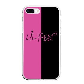 Чехол для iPhone 7Plus/8 Plus матовый с принтом LIL PEEP в Курске, Силикон | Область печати: задняя сторона чехла, без боковых панелей | lil peep | lil prince | pink | зарубежная музыка | лил пип | маленький принц