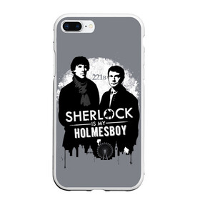 Чехол для iPhone 7Plus/8 Plus матовый с принтом Sherlock Holmesboy в Курске, Силикон | Область печати: задняя сторона чехла, без боковых панелей | Тематика изображения на принте: 221b | bbc | benedict cumberbatch | john watson | mark gatiss | martin freeman | sherlock holmes | steven moffat | бейкер | джон ватсон | мориарти | стрит | шерлок