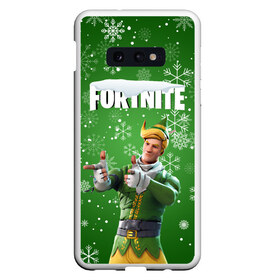 Чехол для Samsung S10E с принтом FORTNITE НОВОГОДНИЙ в Курске, Силикон | Область печати: задняя сторона чехла, без боковых панелей | Тематика изображения на принте: 2020 | christmas | fortnite | snow | winter | winter is coming | зима близко | игра | новогодний | новый год | новый год 2020 | персонаж | снег | снежинки | фортнайт | фортнайт новогодний