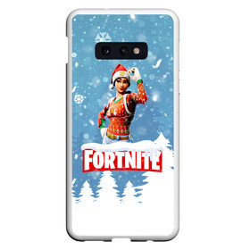 Чехол для Samsung S10E с принтом Новогодний Fortnite в Курске, Силикон | Область печати: задняя сторона чехла, без боковых панелей | Тематика изображения на принте: 2020 | christmas | fortnite | fortnite 2 | fortnite chapter 2 | fortnite2 | fortnite: chapter 2 | new year | snow | winter | игры | новогодний | новый год | фортнайт | фортнайт 2