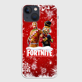 Чехол для iPhone 13 mini с принтом Новогодний Fortnite в Курске,  |  | 2020 | christmas | fortnite | fortnite 2 | fortnite chapter 2 | fortnite2 | fortnite: chapter 2 | new year | snow | winter | игры | новогодний | новый год | фортнайт | фортнайт 2