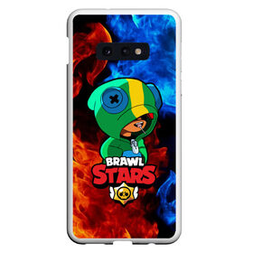 Чехол для Samsung S10E с принтом Brawl Stars LEON в Курске, Силикон | Область печати: задняя сторона чехла, без боковых панелей | 8 bit | 8 бит | brawl | brawl stars | crow | leon | stars | бравл | бравл старс | браво старс | игра | компьютерная | кров | леон | огонь | онлайн | пламя | старс