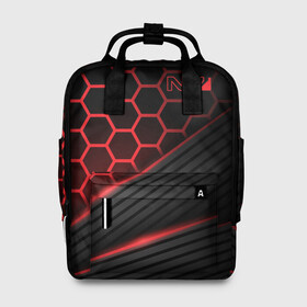 Женский рюкзак 3D с принтом Mass Effect N7 в Курске, 100% полиэстер | лямки с регулируемой длиной, сверху ручки, чтобы рюкзак нести как сумку. Основное отделение закрывается на молнию, как и внешний карман. Внутри два дополнительных кармана, один из которых закрывается на молнию. По бокам два дополнительных кармашка, куда поместится маленькая бутылочка
 | Тематика изображения на принте: andromeda | bioware | n7 | shepard | shooter | геты | жнецы | инженер | масс эффект | разведчик | солдат | страж | цербер | штурмовик | шутер