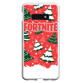 Чехол для Samsung S10E с принтом Fortnite Новогодний в Курске, Силикон | Область печати: задняя сторона чехла, без боковых панелей | Тематика изображения на принте: battle | christmas | claus | fortnite | merry | santa | save | season | the | world | битва | борьба | зомби | королевская | олени | рождество | снежинки | стратегия | фортнайт