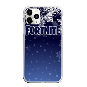 Чехол для iPhone 11 Pro Max матовый с принтом Fortnite Новогодний в Курске, Силикон |  | Тематика изображения на принте: 