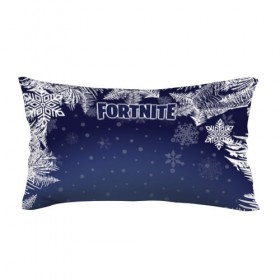 Подушка 3D антистресс с принтом Fortnite Новогодний в Курске, наволочка — 100% полиэстер, наполнитель — вспененный полистирол | состоит из подушки и наволочки на молнии | 