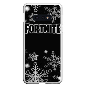 Чехол для Samsung S10E с принтом Fortnite Новогодний в Курске, Силикон | Область печати: задняя сторона чехла, без боковых панелей | Тематика изображения на принте: battle | christmas | claus | fortnite | merry | santa | save | season | the | world | битва | борьба | зомби | королевская | олени | рождество | снежинки | стратегия | фортнайт