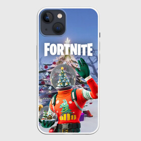 Чехол для iPhone 13 с принтом Fortnite Новогодний в Курске,  |  | christmas | epic games | fortnite | игры | новый год | рождество | фортнайт