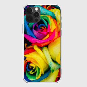 Чехол для iPhone 12 Pro Max с принтом Разноцветные розы в Курске, Силикон |  | Тематика изображения на принте: букет | букеты | природа | природный | разноцветная | разноцветные | растение | растения | роза | розочка | розочки | розы | флора | цветной | цветные | цветок | цветочек | цветочки | цветы