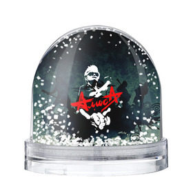 Снежный шар с принтом Алиса в Курске, Пластик | Изображение внутри шара печатается на глянцевой фотобумаге с двух сторон | rock | алиса | группа | кинчев | музыка | рок | фестиваль