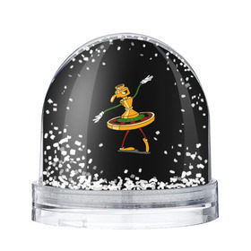 Снежный шар с принтом Cuphead в Курске, Пластик | Изображение внутри шара печатается на глянцевой фотобумаге с двух сторон | cuphead | босс | рулетка