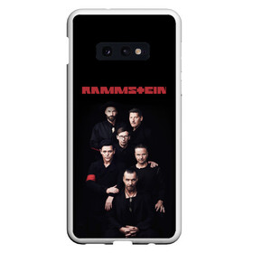 Чехол для Samsung S10E с принтом Rammstein в Курске, Силикон | Область печати: задняя сторона чехла, без боковых панелей | kruspe | lindemann | metal | oliver | rammstein | richard | riedel | rock | till | кристиан | круспе | линдеманн | лоренц | метал | оливер | рамштайн | ридель | рихард | рок | тилль