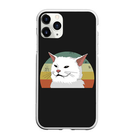 Чехол для iPhone 11 Pro Max матовый с принтом Woman Yelling at Cat в Курске, Силикон |  | Тематика изображения на принте: cat | cats | mem | meme | memes | женщина | кот | кричит | мем | мемы | на кота