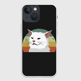 Чехол для iPhone 13 mini с принтом Woman Yelling at Cat в Курске,  |  | cat | cats | mem | meme | memes | женщина | кот | кричит | мем | мемы | на кота