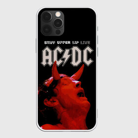 Чехол для iPhone 12 Pro Max с принтом AC DC в Курске, Силикон |  | Тематика изображения на принте: ac | ac dc | dc | music | rock | музыка | рок