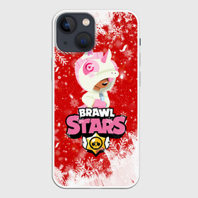 Чехол для iPhone 13 mini с принтом Brawl Stars Leon Unicorn в Курске,  |  | 2020 | brawl | brawl stars | christmas | leon | new year | stars | бравл старс | брол старс | единорог | зима | игра | леон | новогодний | новый год | рождество | снег | снежинки