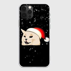 Чехол для iPhone 12 Pro Max с принтом woman yelling at cat в Курске, Силикон |  | happy new year | mem | woman yelling at cat | женщина кричит на кота | мем | новый год