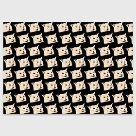 Поздравительная открытка с принтом woman yelling at cat в Курске, 100% бумага | плотность бумаги 280 г/м2, матовая, на обратной стороне линовка и место для марки
 | mem | woman yelling at cat | женщина кричит на кота | мем