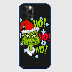 Чехол для iPhone 12 Pro с принтом Grinch Face No! No! No! в Курске, силикон | область печати: задняя сторона чехла, без боковых панелей | christmas | claus | grinch stole | how the | jingle | merry | santa | гринч | гуманоид | диккенс | ктоград | олени | рождество | снежинки | чарльз