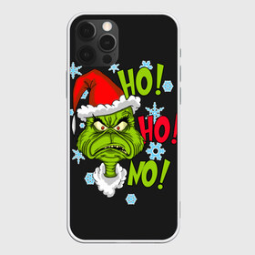 Чехол для iPhone 12 Pro Max с принтом Grinch Face No! No! No! в Курске, Силикон |  | Тематика изображения на принте: christmas | claus | grinch stole | how the | jingle | merry | santa | гринч | гуманоид | диккенс | ктоград | олени | рождество | снежинки | чарльз
