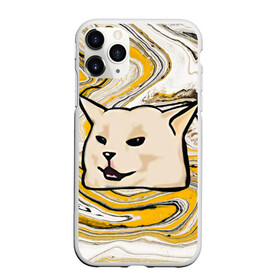 Чехол для iPhone 11 Pro матовый с принтом woman yelling at cat в Курске, Силикон |  | mem | woman yelling at cat | женщина кричит на кота | мем