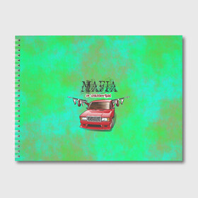 Альбом для рисования с принтом Mafia в Курске, 100% бумага
 | матовая бумага, плотность 200 мг. | 2107 | mafia | бандиты | ваз | мафия | машины | семерка | таз | тазы