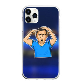 Чехол для iPhone 11 Pro Max матовый с принтом Дзюба FCZP Edition в Курске, Силикон |  | champions league | euro | russia | zenit | дзюба | евро | зенит | лига чемпионов