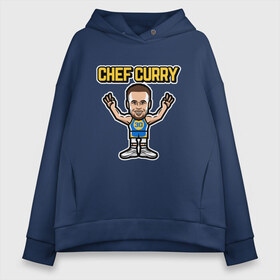 Женское худи Oversize хлопок с принтом Chef Curry в Курске, френч-терри — 70% хлопок, 30% полиэстер. Мягкий теплый начес внутри —100% хлопок | боковые карманы, эластичные манжеты и нижняя кромка, капюшон на магнитной кнопке | and1 | basketball | curry | game | golden state | nba | player | slam dunk | sport | stephen | streetball | team | warriors | баскетбол | баскетболист | игра | игрок | карри | мяч | нба | победа | слэм данк | спорт | стефен | тренер | чемпион