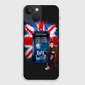 Чехол для iPhone 13 mini с принтом Doctor Who в Курске,  |  | bbc | dimension | dr who | jenna coleman | jodie whittaker | matt smith | relative | resolution | space | tardis | the doctor | time | галлифрей | джоди уиттакер | доктор кто | тардис