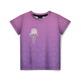 Детская футболка 3D с принтом Lumpy Space Princess в Курске, 100% гипоаллергенный полиэфир | прямой крой, круглый вырез горловины, длина до линии бедер, чуть спущенное плечо, ткань немного тянется | adventure time | dsgngerzen | finn | jake | lumpy space princess | princess bubblegum | vdgerir