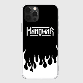 Чехол для iPhone 12 Pro Max с принтом Manowar в Курске, Силикон |  | Тематика изображения на принте: man of war | manowar | music | rock | мановар | музыка | рок