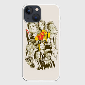Чехол для iPhone 13 mini с принтом КВЕНТИН ТАРАНТИНО. в Курске,  |  | tarantino | квентин тарантино | тарантино