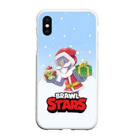 Чехол для iPhone XS Max матовый с принтом Brawl Stars Christmas Barley в Курске, Силикон | Область печати: задняя сторона чехла, без боковых панелей | Тематика изображения на принте: bo | brawl | brock | bull | colt | dynamike | elprimo | jessie | leon | moba | nita | shelly | stars | бо | брок | булл | джесси | динамайк | кольт | леон | нита | шелли | эльпримо