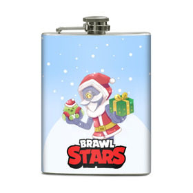 Фляга с принтом Brawl Stars. Christmas Barley в Курске, металлический корпус | емкость 0,22 л, размер 125 х 94 мм. Виниловая наклейка запечатывается полностью | Тематика изображения на принте: bo | brawl | brock | bull | colt | dynamike | elprimo | jessie | leon | moba | nita | shelly | stars | бо | брок | булл | джесси | динамайк | кольт | леон | нита | шелли | эльпримо