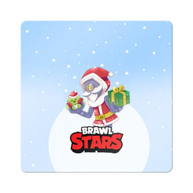 Магнит виниловый Квадрат с принтом Brawl Stars. Christmas Barley в Курске, полимерный материал с магнитным слоем | размер 9*9 см, закругленные углы | bo | brawl | brock | bull | colt | dynamike | elprimo | jessie | leon | moba | nita | shelly | stars | бо | брок | булл | джесси | динамайк | кольт | леон | нита | шелли | эльпримо