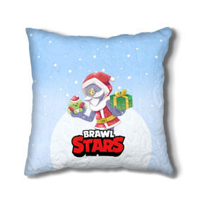 Подушка 3D с принтом Brawl Stars. Christmas Barley в Курске, наволочка – 100% полиэстер, наполнитель – холлофайбер (легкий наполнитель, не вызывает аллергию). | состоит из подушки и наволочки. Наволочка на молнии, легко снимается для стирки | bo | brawl | brock | bull | colt | dynamike | elprimo | jessie | leon | moba | nita | shelly | stars | бо | брок | булл | джесси | динамайк | кольт | леон | нита | шелли | эльпримо