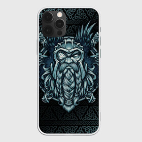 Чехол для iPhone 12 Pro Max с принтом Odinn в Курске, Силикон |  | Тематика изображения на принте: good | viking | vikings | бог | викинг | викинги | воин | кельтское | один | плетение | русь | скандинавы | славяне | язычник