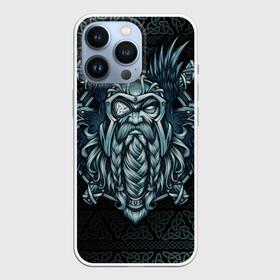 Чехол для iPhone 13 Pro с принтом Odinn в Курске,  |  | good | viking | vikings | бог | викинг | викинги | воин | кельтское | один | плетение | русь | скандинавы | славяне | язычник