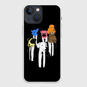Чехол для iPhone 13 mini с принтом Бешеные Псы в Курске,  |  | meme | memes | pulp fiction | quentin | reservoir dogs | tarantino | бешеные псы | квентин | криминальное чтиво | мем | мемы | тарантино