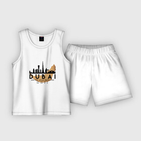Детская пижама с шортами хлопок с принтом ОАЭ (Дубаи) в Курске,  |  | Тематика изображения на принте: city | dubai | travel | город | дубаи | европа | карта | курорт | мир | оаэ | приключение | путешествие | столица | страна | тиризм | турист | флаг | эмираты
