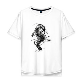 Мужская футболка хлопок Oversize с принтом Темная Энергия в Курске, 100% хлопок | свободный крой, круглый ворот, “спинка” длиннее передней части | вихрь | темная энергия | тьма